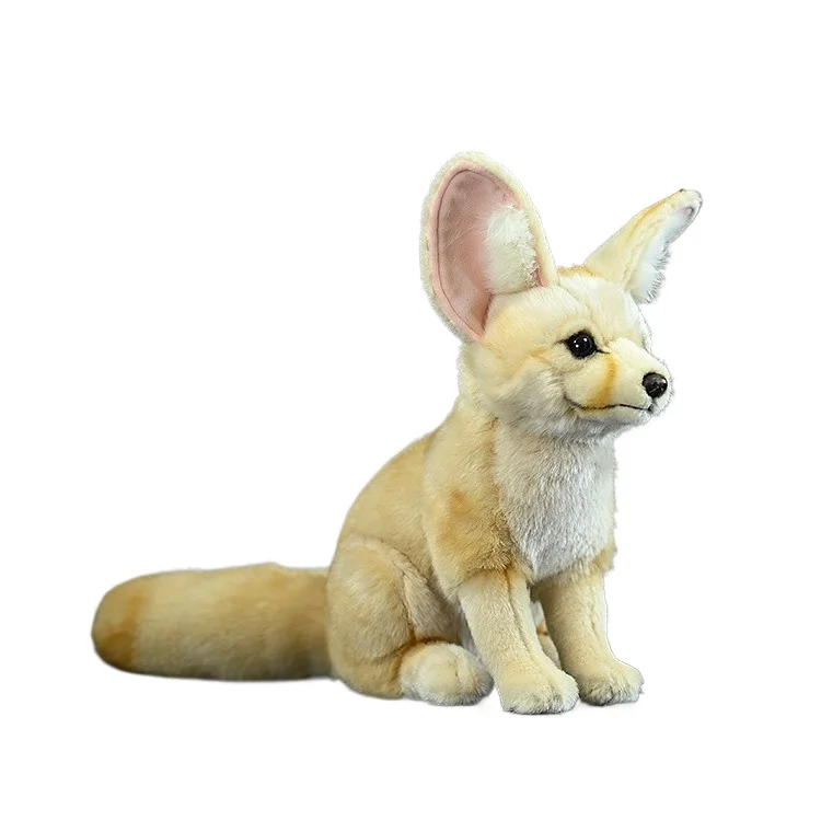 

Новое поступление, оригинальная 26 см широкоухая кукла-лиса, большая ушая кукла-лиса, имитация животного, лиса, плюшевая игрушка