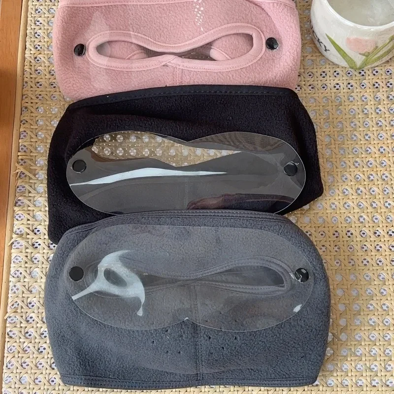 Fashion Black Grey Casual Mask Autumn Winter Sports Riding Masks for Men Women Warm Face Cover Motorcycle Outdoor Accessories