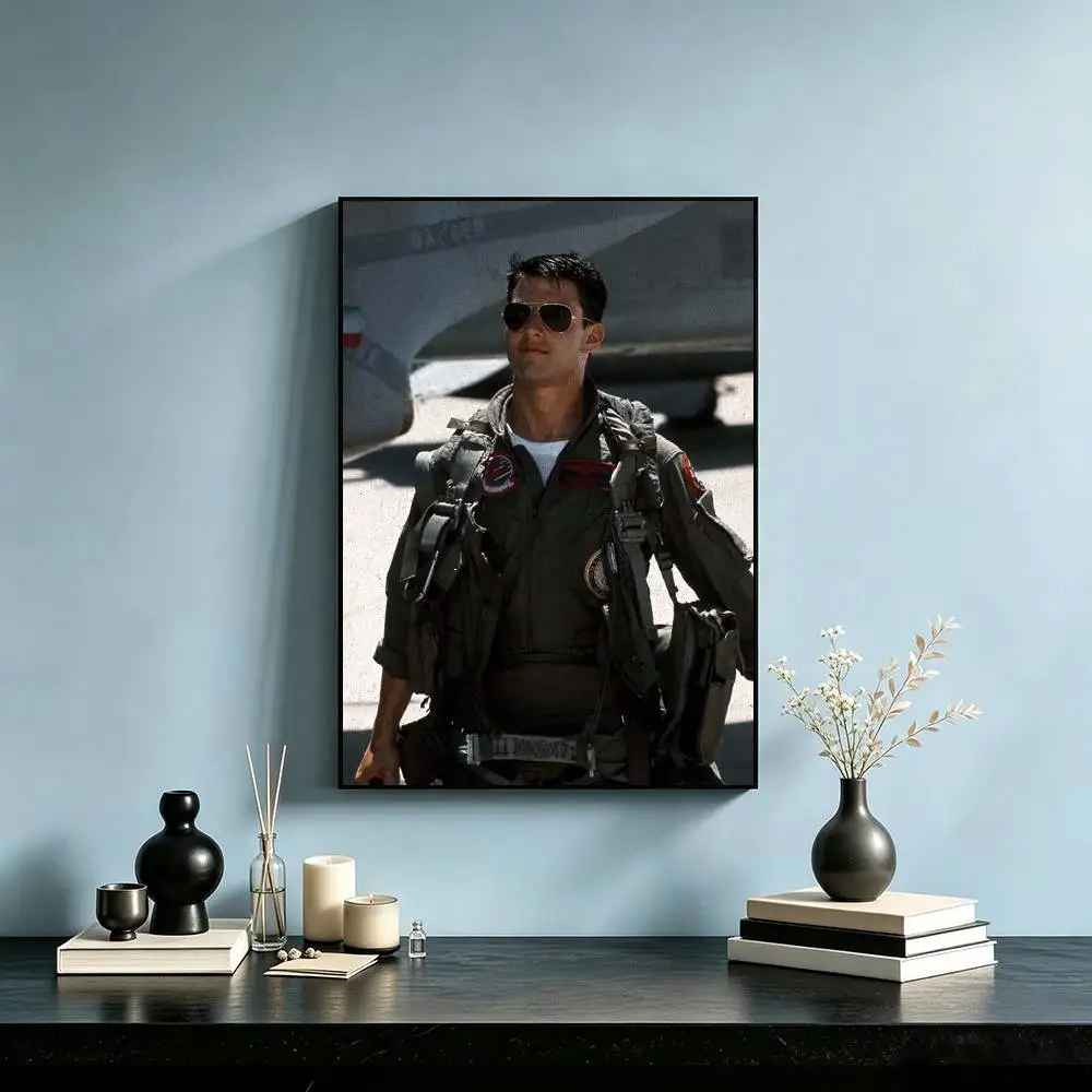 T-Tom Cruise Classic Movie Character Poster High Quality Dorm Living Room Aesthetic Wall Decoration Painting Stickers Gift