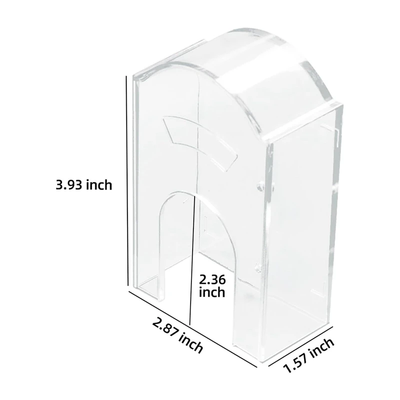 Cubierta impermeable de botón pulsador de timbre para exterior, cubierta de lluvia de timbre, campana de escudo, interruptor de abridor de puerta de garaje duradero