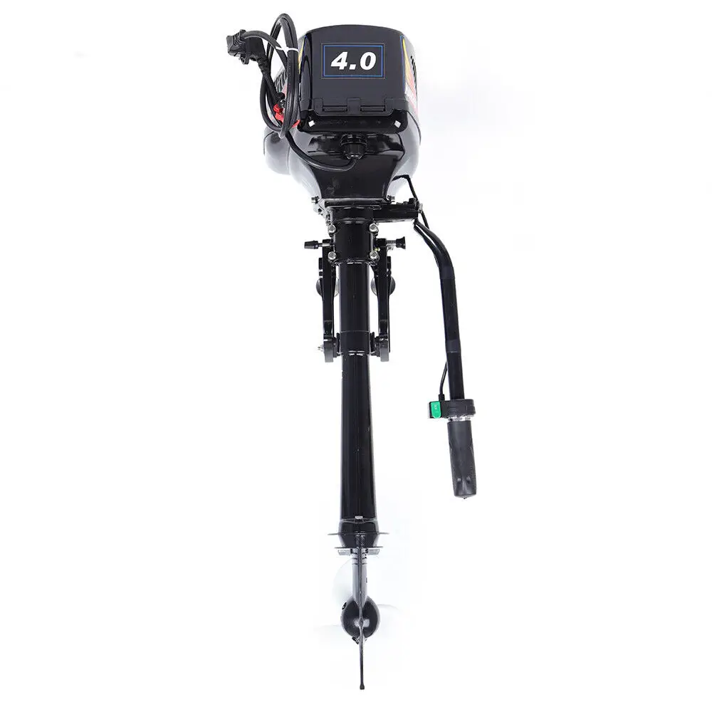 48V Brushless Electric Outboard Motor Fishing Boat Trolling Engine Short Shaft