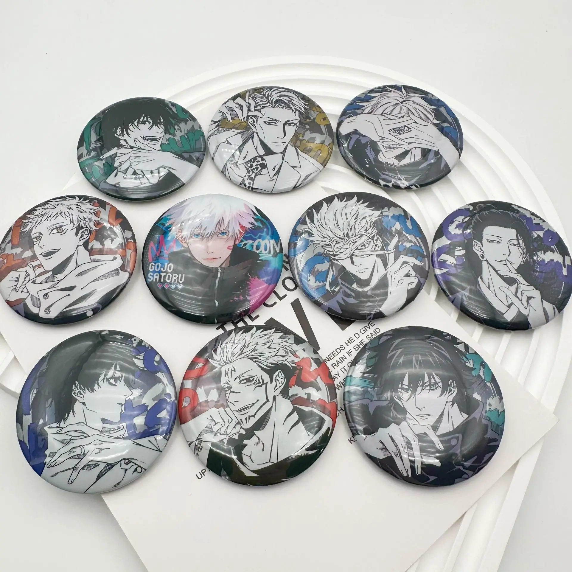 

Jujutsu Kaisen аниме значок персонажа из мультфильма рюкзак Шарм высококачественная брошь вентилятор товары милые аксессуары подарок для фанатов
