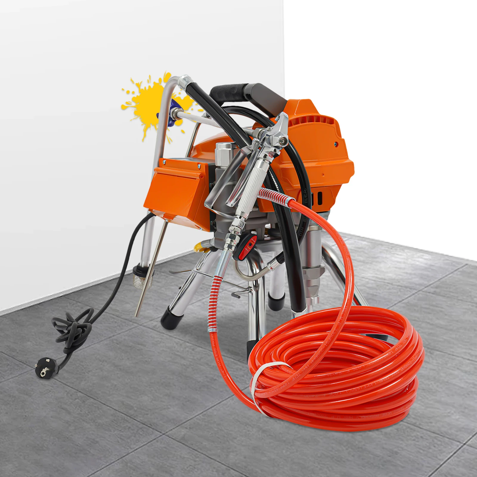 3000 Psi Sprayer with 15m High-Pressure Cable 3000 w Spraying Machine For spray paint, latex paint, floor paint, coating,