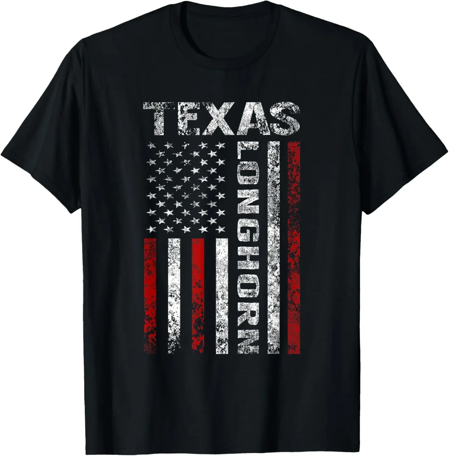 Texas 1845 Vintage Longhorn Cowboy and Rodeo Fan T-Shirt