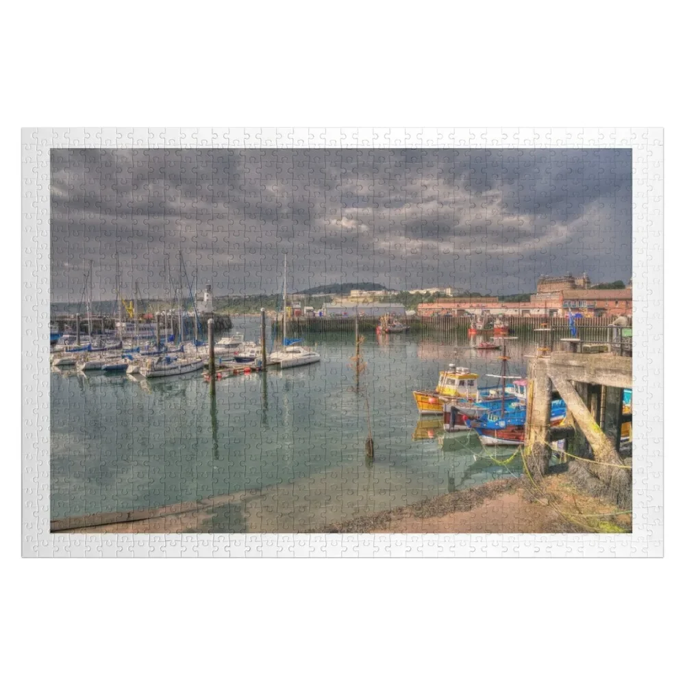 

Harbour Scarborough Jigsaw Puzzle Personalized Photo Gift Customizable Child Gift Jigsaw Pieces Adults Iq Puzzle