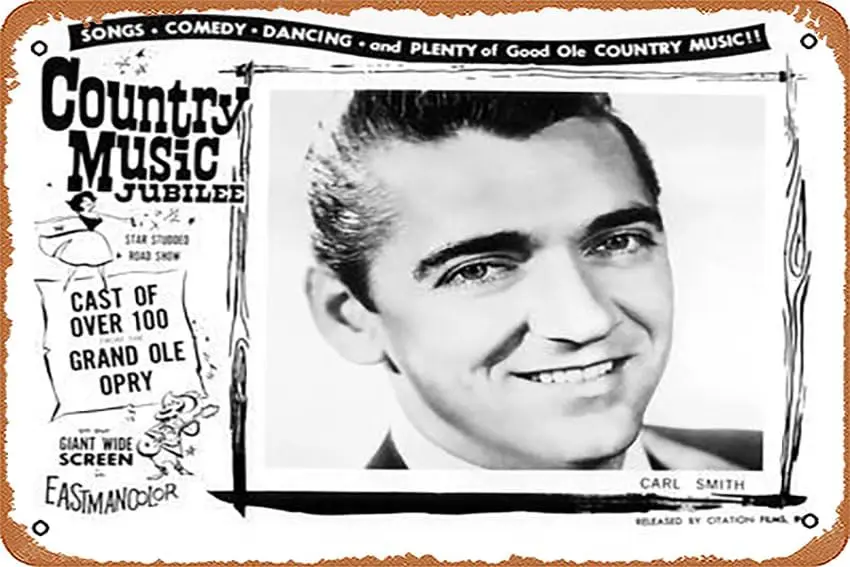 Metal Tin Sign  - Carl Smith - Poster Metal Plaque Cafe, Bar, Home Wall Decor