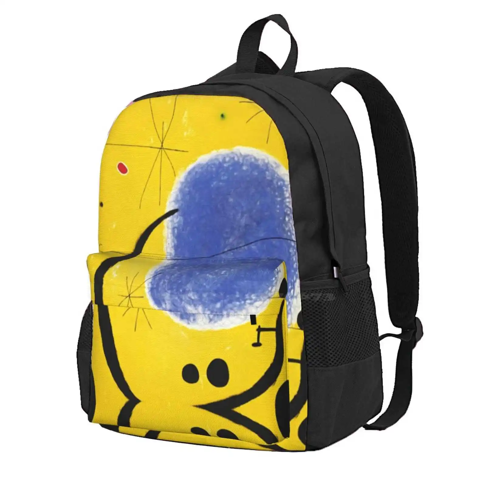 Miro Miro 40 Hot Sale Schoolbag Backpack Fashion Bags Joan Miro The Stolen Mirror Line Art Spanish Painter Art Major Art