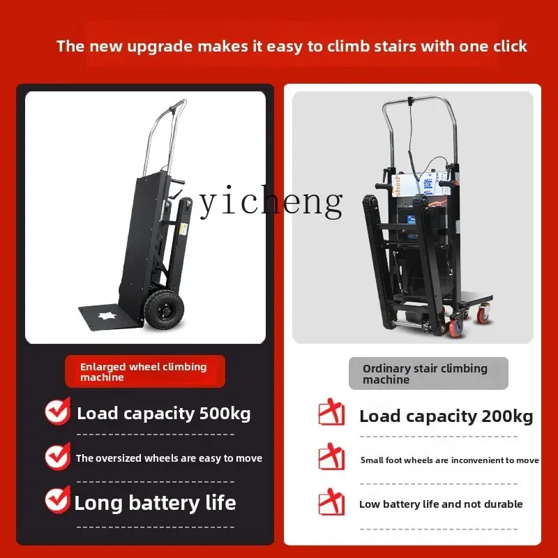 TQH Electric Building Climbing Machine Crawler Handling Fully Automatic Up and Down Stairs Climbing Heavy Duty Building
