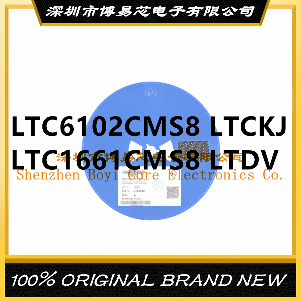 

LTC6102CMS8 IMS8 Screen Printing LTCKJ M8 LTC1661CMS8 Screen Printing LTDV PC shell