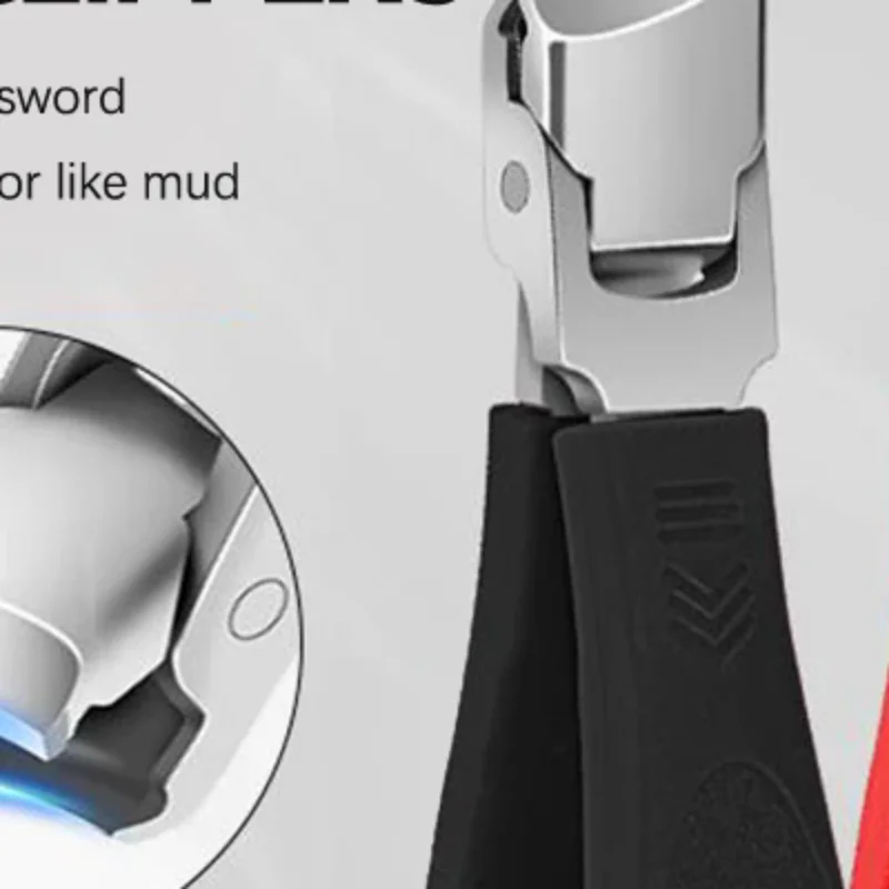 

Large Jaw Openning Nail Clipper Thick Hard Special Nail Cutter Stainless Steel Manicure Tools Toe Cutter Trimmer Anti-Splash