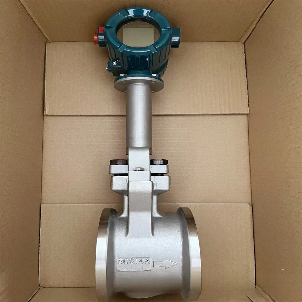 Digital vortex flow meter split type