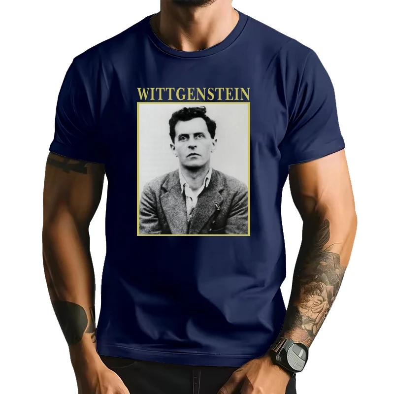 

Рубашка Wittgenstein, классическая книга, футболка с литературной историей 262