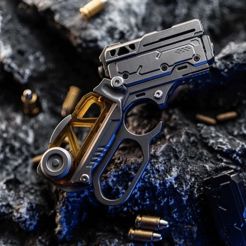 マシンソウルボックスセット - 折りたたみ式でスライド式の携帯用金属製ストレス解消玩具、ファッショナブルな人形、カップルへのロマンチックな贈り物