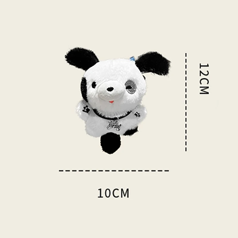 Porte-clés en peluche de dessin animé mignon pour enfants, chiot, beurre, animal, étudiant, sac à dos, décoration, breloque, festival, anniversaire, petit cadeau