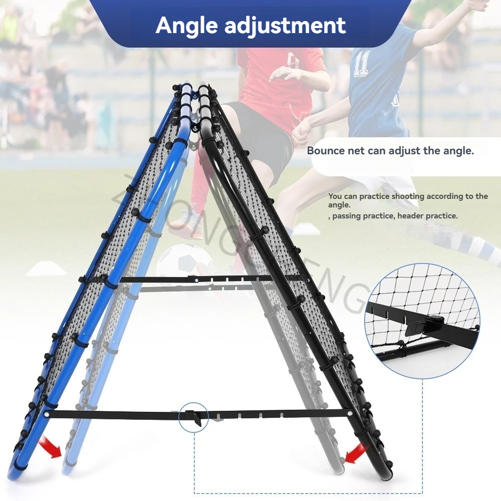 شبكة الارتداد لتدريب كرة القدم، شبكة الارتداد، التدريب على الرماية، معدات التدريب المساعدة للاعب واحد، ارتداد كرة القدم