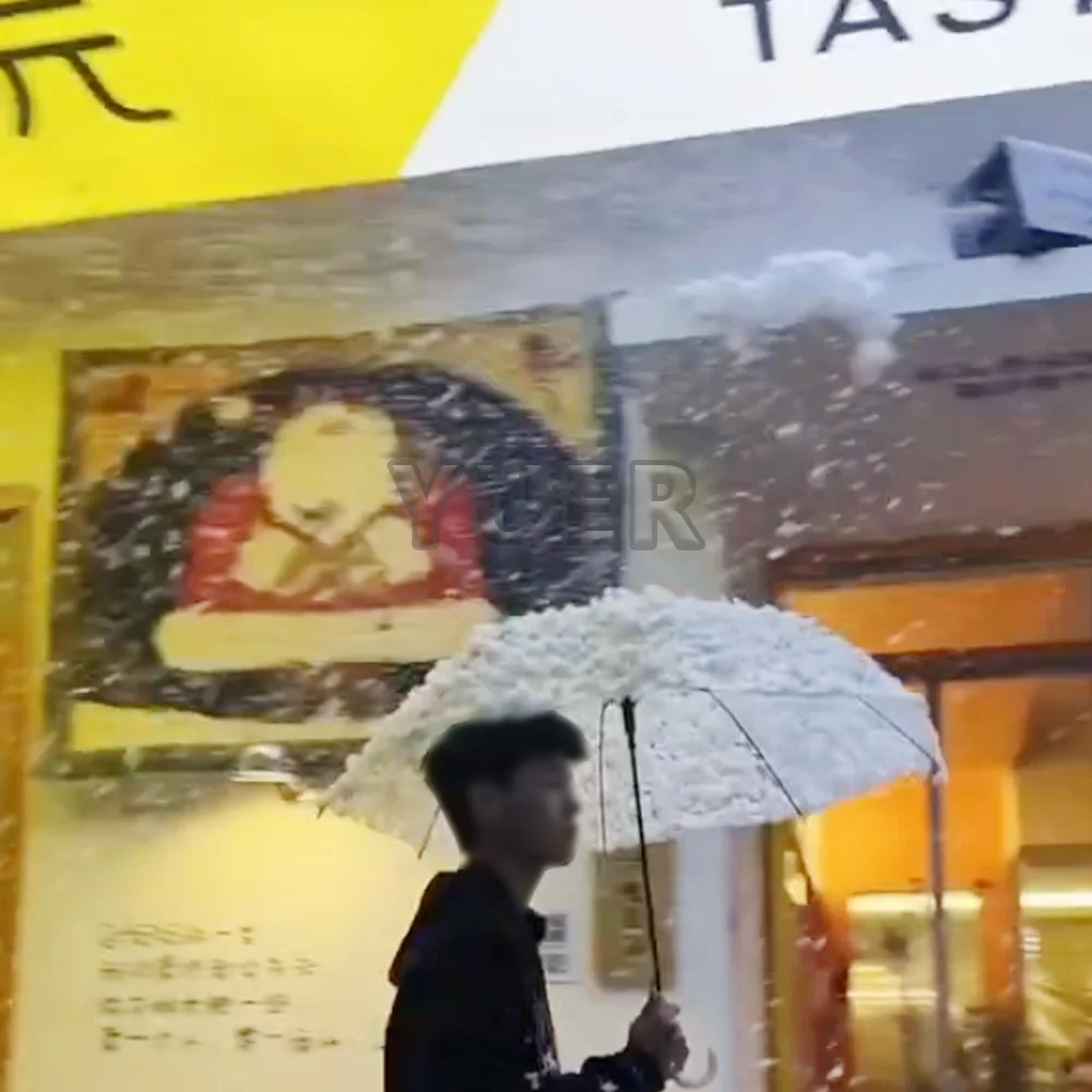 800 واط آلة الثلج المرحلة تأثير المعدات ل Dj ديسكو حفل زفاف عيد الميلاد الحدث DMX512 التحكم عن بعد نادي الشتاء الديكور