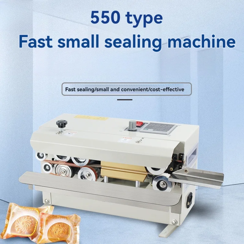 

Automatic Continuous Band Sealer Machine Desktop Automatic Continuous Sealing Machine for Small Business