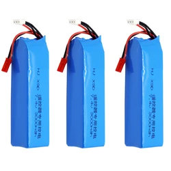 Upgrade 3000mAh 7.4V Lipo Battery with JST Plug for Frsky Taranis X9D Plus Transmitter 2S 7.4V Lipo Battery Toy Accessories