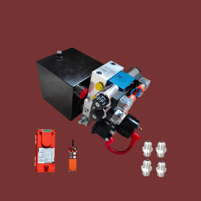 

AC0.8 kW hydraulic power unit (remote control type) suitable for car wing unfolding and trailer wing unfolding
