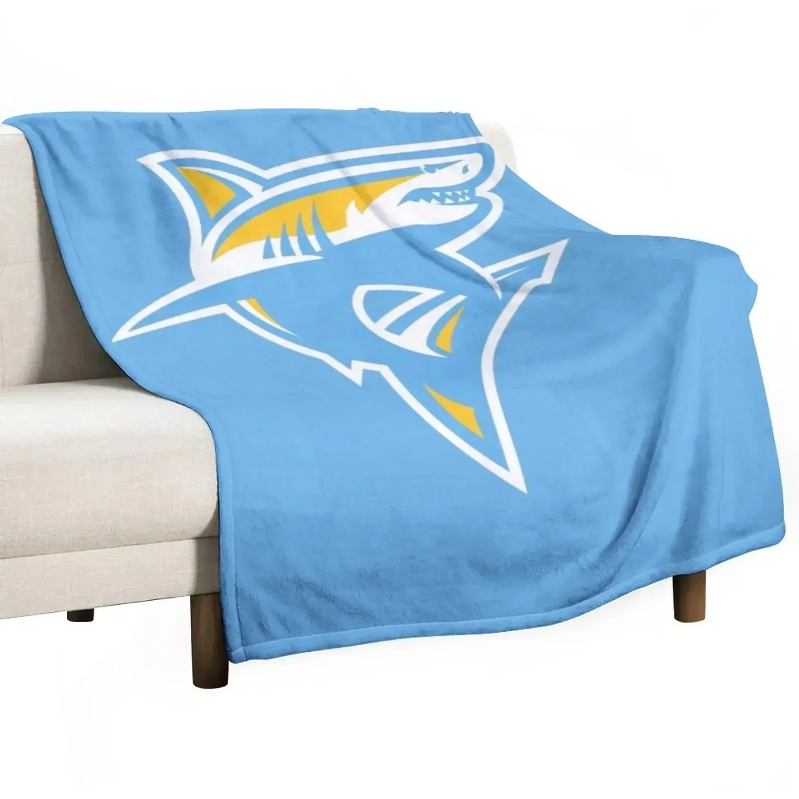 Cool Sharks Icon Throw Blanket Soft Quilt warm for winter Tourist decorative Blankets For Baby Blankets