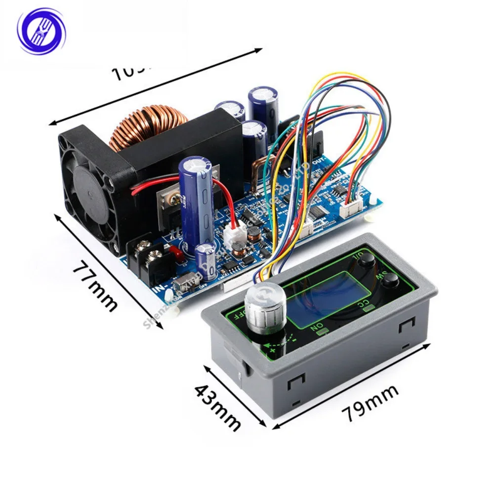 Power Supply Module WZ5020L DC 50V5A 250W 50V12A 600W 50V20A 1000W WZ5012L Adjustable CNC Step-down Voltage Meter LCD Display