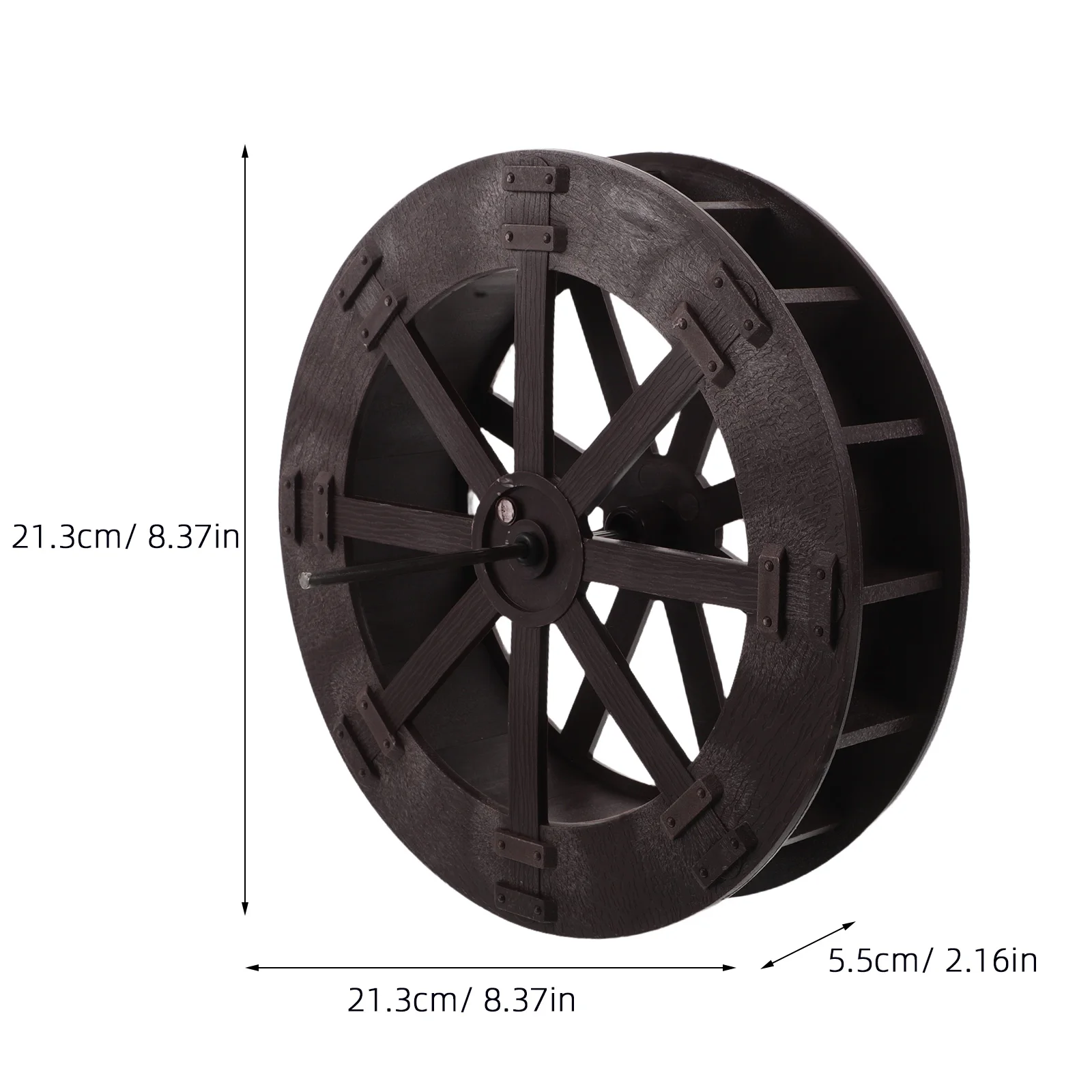 22cm Fountain Water Wheel DIY Wide Water Wheel Rotatable Waterwheel Sculpture Table Fountain Accessory For Fish Tank Bonsai - Image 6