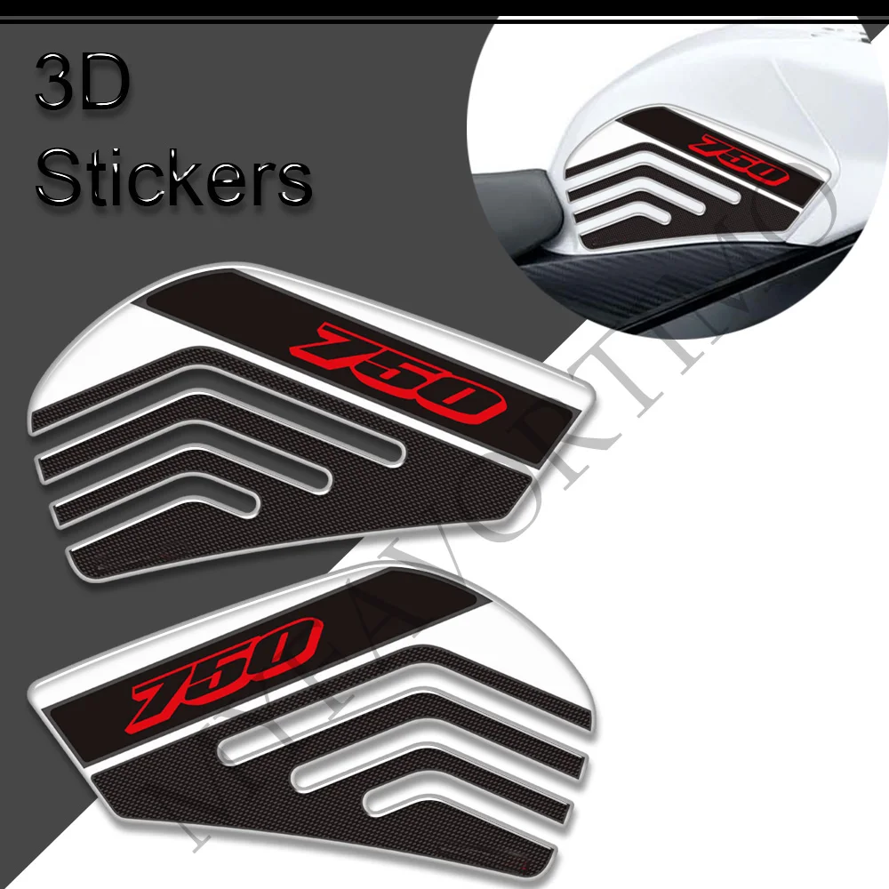 

For Suzuki GSXR750 GSX750R Motorcycle Fuel Tank Knee Protector 3D Fishbone Stickers for Enhanced Protection And Customization