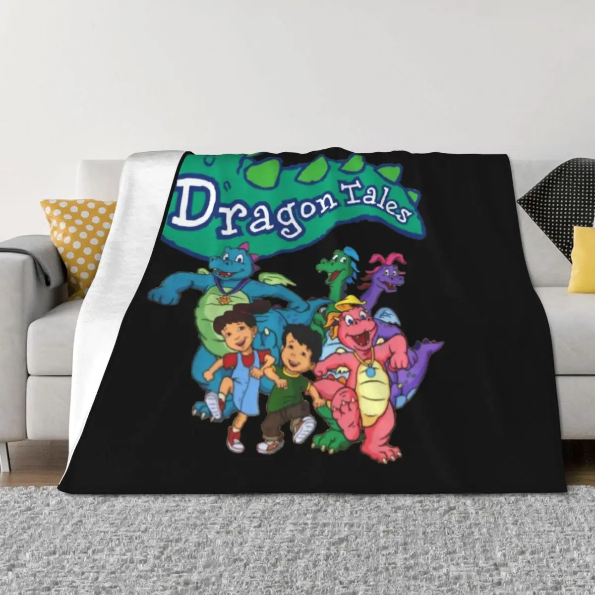 

Dragon Tales Graphic Classic Throw Blanket Polar Luxury St Decorative Throw for sofa Blankets