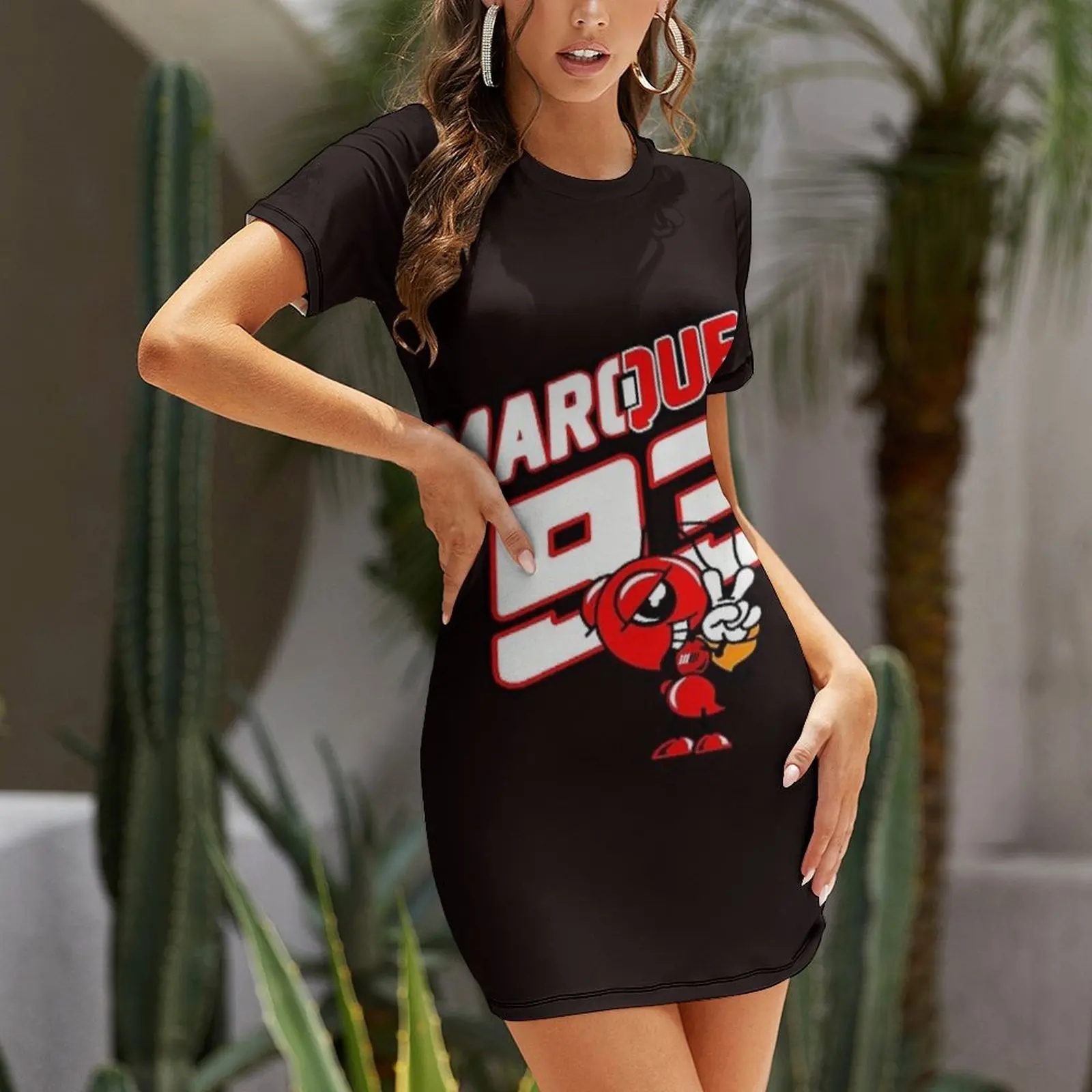 Imagen 4: Vestido de manga corta Ant The Alient, vestidos de lujo para mujer, vestidos de verano para mujer, vestidos de noche para mujer