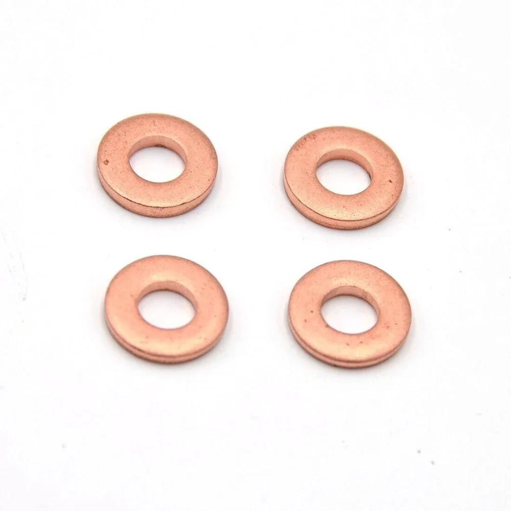 

DV6 injector Copper Washer Seals For Peugeot Citroen 1.6 HDI 198173 198185 4pcs