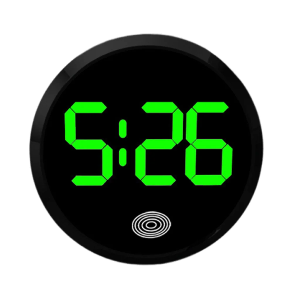 

Auto Ornament Touch-Activated Car Dashboard Clock Mini Novelty Digital Clock LED Time Display Mute LED Electronic Watch Student