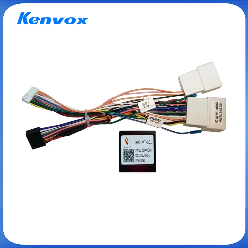 Décodeur de boîte Canbus pour autoradio Android, pour Mitsubishi Pajero V97 V73 V60 Outlan, 16 broches, prise de faisceau de câblage, câble d'alimentation