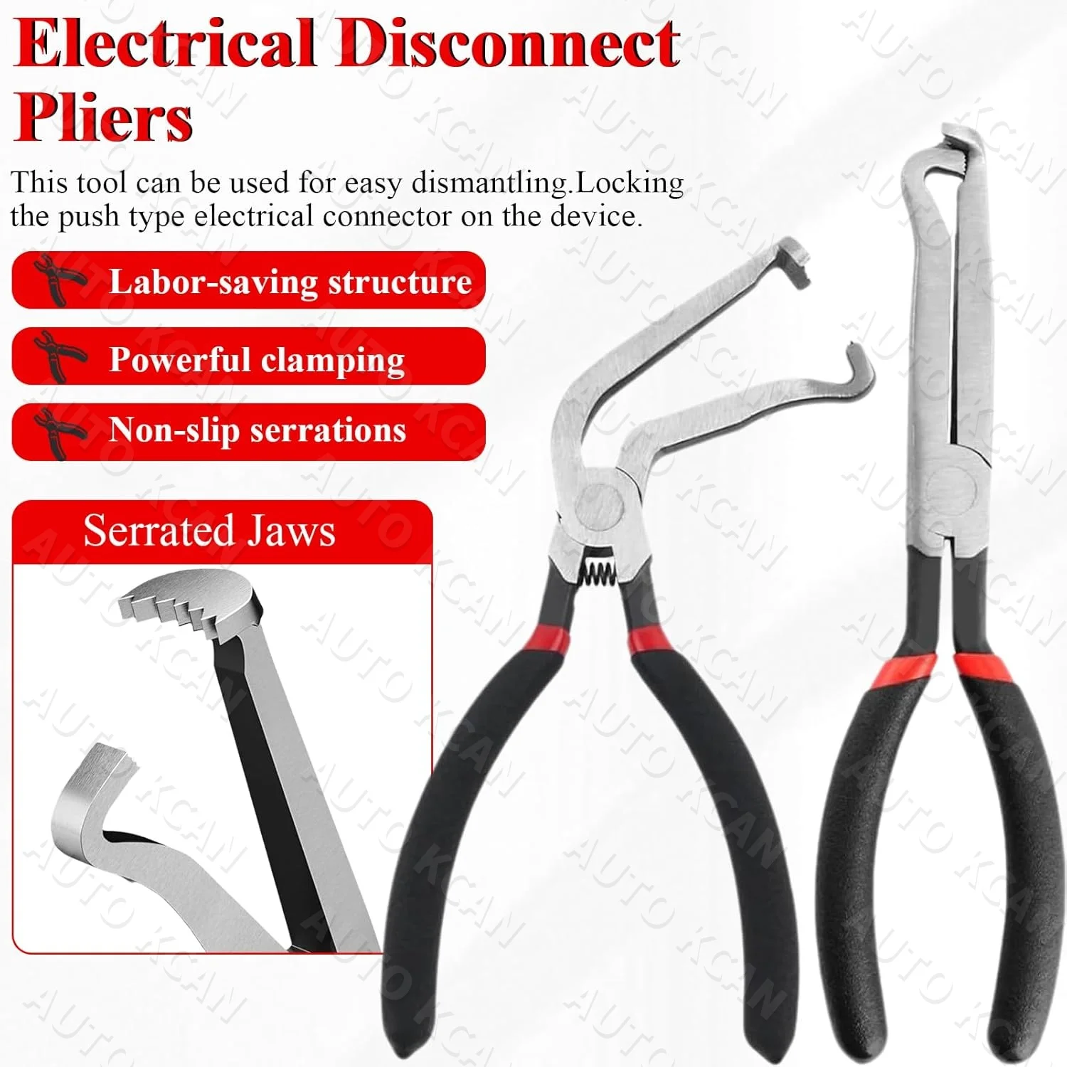 Automotive Electrical Connector Disconnect Plier & Angled Wire Plug Removal Tool Fuel Line Wire Removal Plier For Car Trucks
