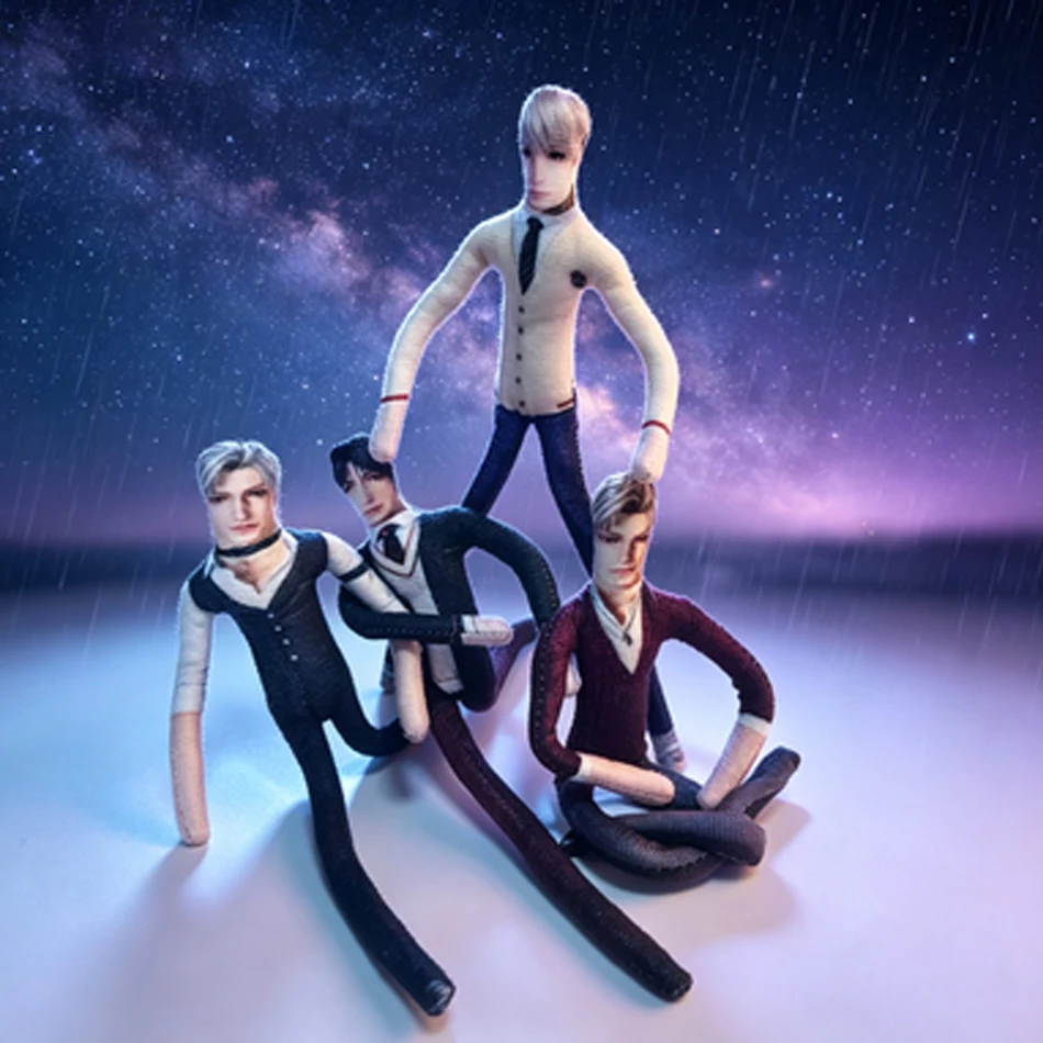 Game Love And Deepspace Xavier Zayne Rafayel Sylus Cosplay Plush Cotton Doll Slender Twistable Shape Room Decoration Festival
