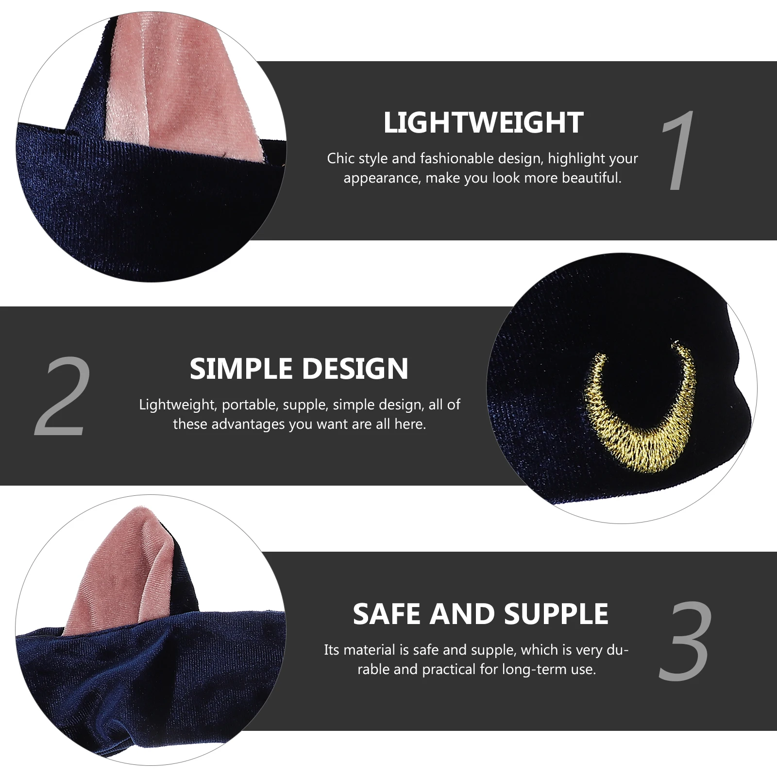 

Stylish Makeup Headband Adorable Facial Cleaning Comfortable Face Washing Hairband For Women Spa Supplies Water Absorbing