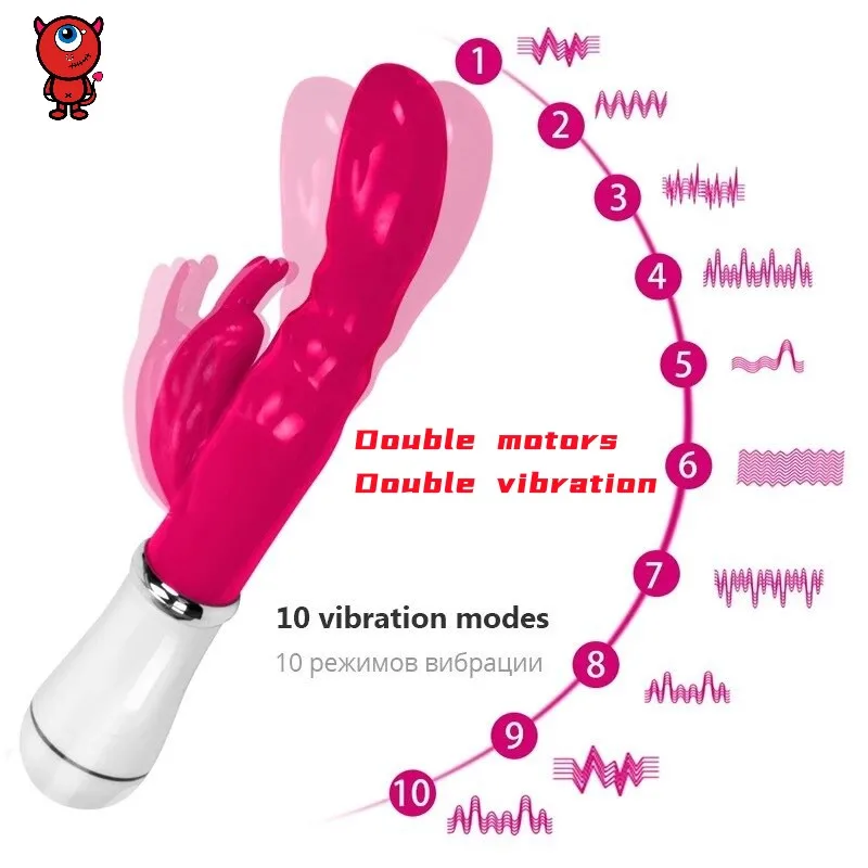 Massager Vibration Massage Stick for Women 10 Speeds Electric Battery Powered Personal Body Adult Products view 4