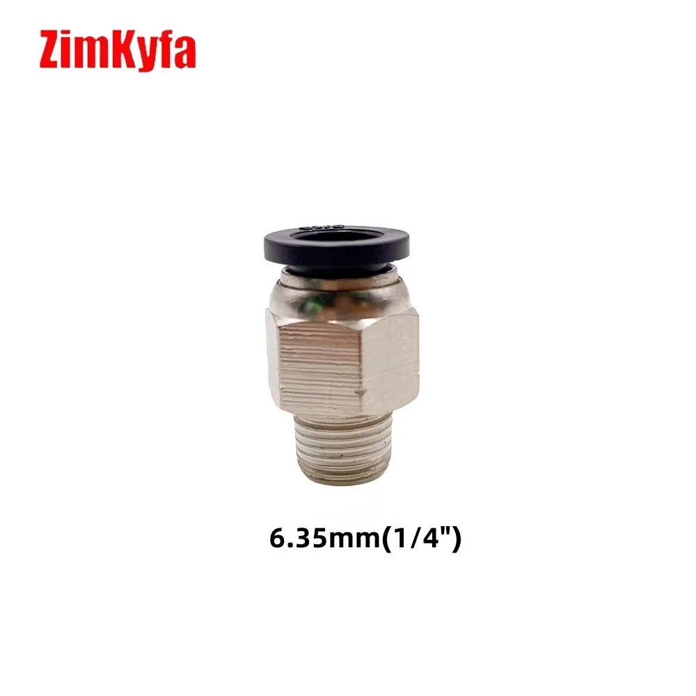 CO2-Regler Kupplung gerade Mikro leitung Schlauch anschluss anzug für 4mm(1/4 ") 5/32mm(1/4")8mm(1/8 ") od Rohr mit 1/8npt Gewinde