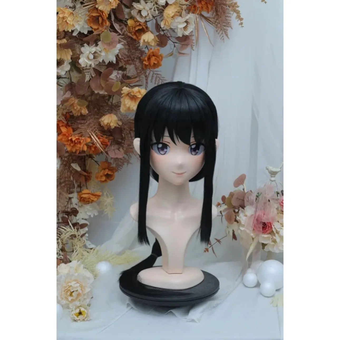 Kigurumi Above Takina NFD testa piena con serratura cosplay head shell puntelli costume gioco anime