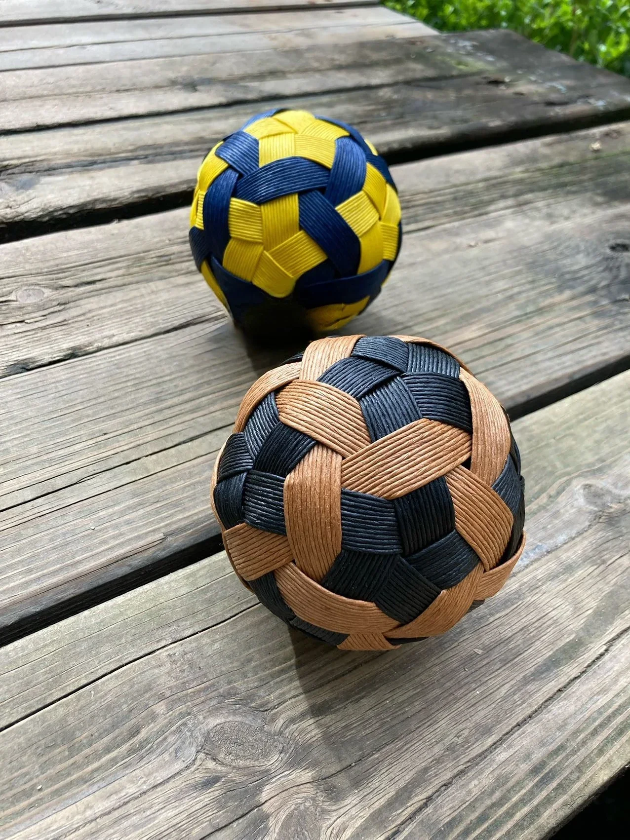 Hand-woven rattan cuju ball children's toys ornaments props decorative rattan ball.