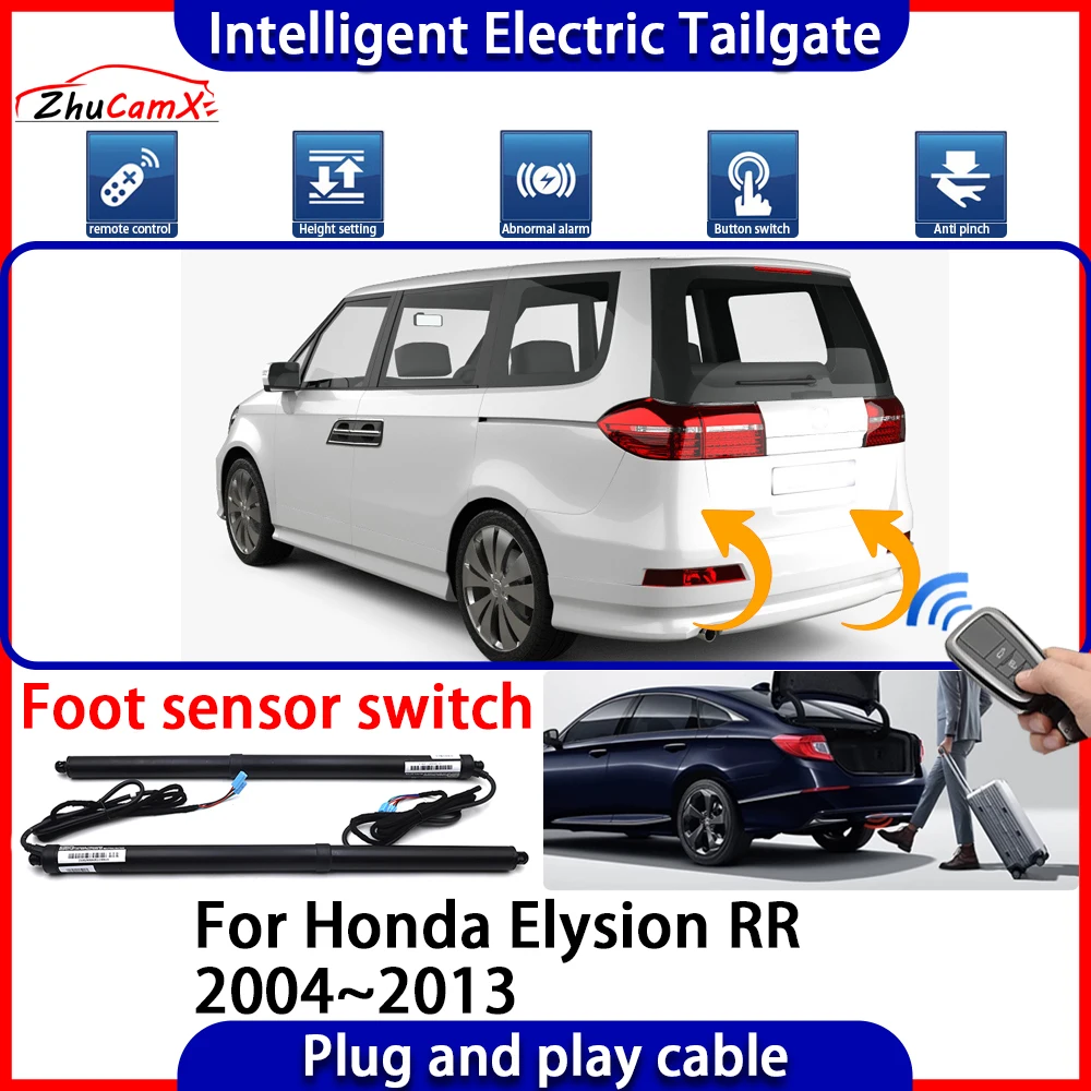 ZhuCamX Car Automatic Lifting kit Opening Trunk Intelligent Electric Tail Gate Lift Tailgate for Honda Elysion RR 2004~2013