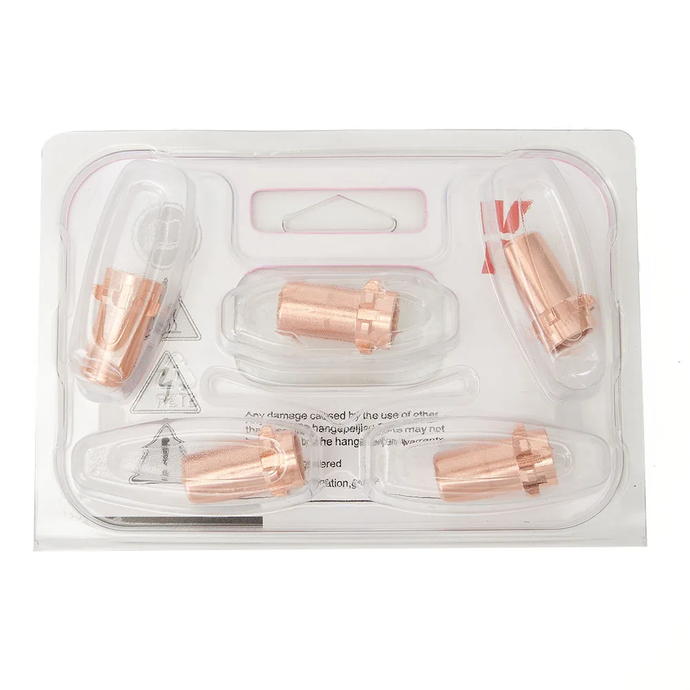 

Улучшите производительность резки с помощью комплекта из 10 электродов и сопел KP2062 2B1 и KP2063 1B1 для плазменных резаков ProCut20/55/80.