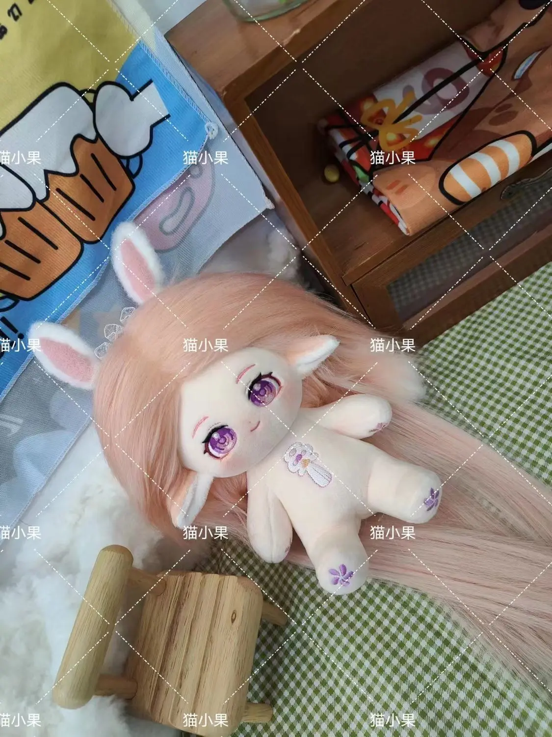 Genshin Impact Yae Miko-muñeco de peluche de 20CM, cuerpo relleno, cadena de Cosplay, ropa, adorno de mascota de algodón, regalo de Navidad