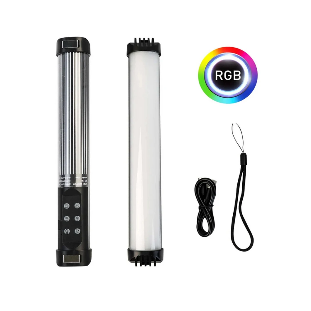 Mini Handheld LED RGB Light Stick Magnet Photographic Lighting 2700-7500K Photography Fill light Lamp For Video Vlog YouTube
