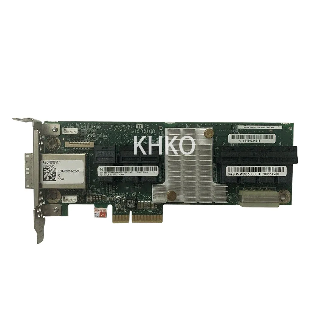 Imagem -01 - Ethernet e Placas de Rede Placa de Expansão 82885t 00lf095 Lsi 93618i 93419i 9341-8i 9341-8i 12 Gbps 2283400-r 36 Portas