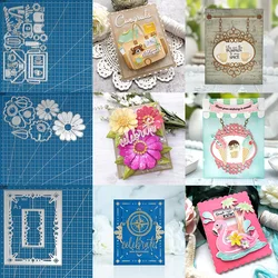 Lucky Goddess Metal Cutting Dies Flower Set Diy Scrapbooking Photo Album Decorative Embossing Paper Card Crafts