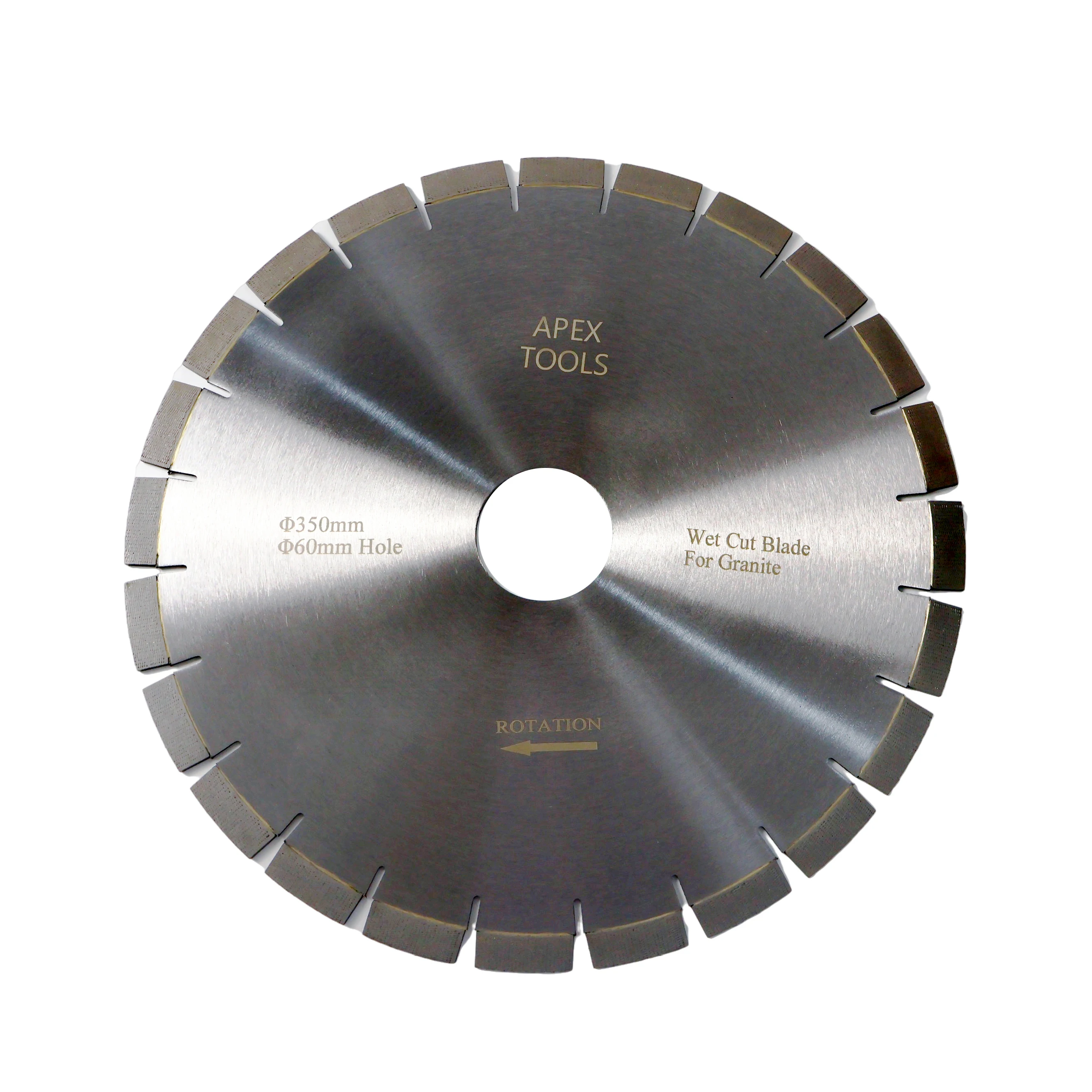 350mm High Sharpness Silent Granite Cutting Disc 14 Inch Arix Diamond Saw Blade Wet Cut Blade for Granite Stone Cutting