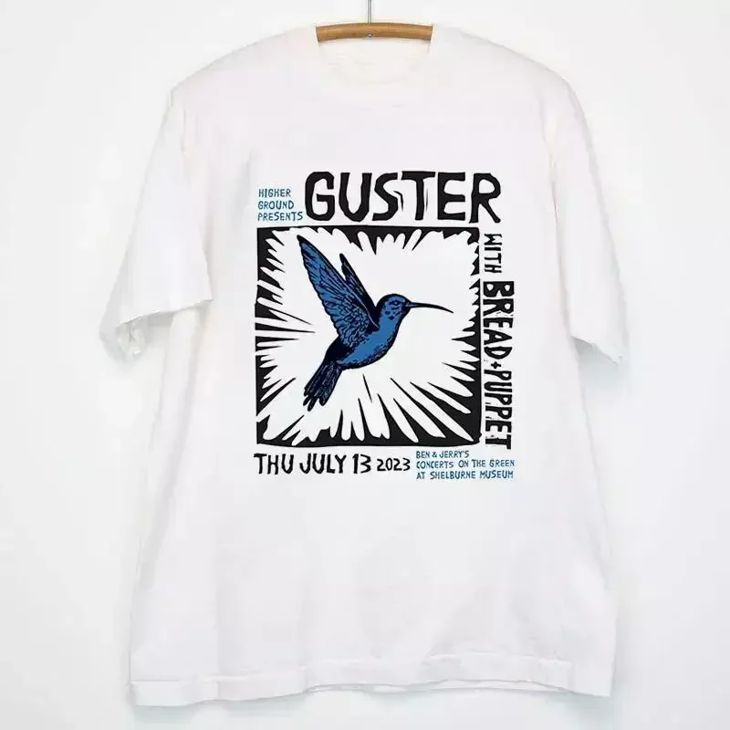 Camiseta do Concerto do Guster Band, 13 de julho, clássica, branca, tamanho S 5XL