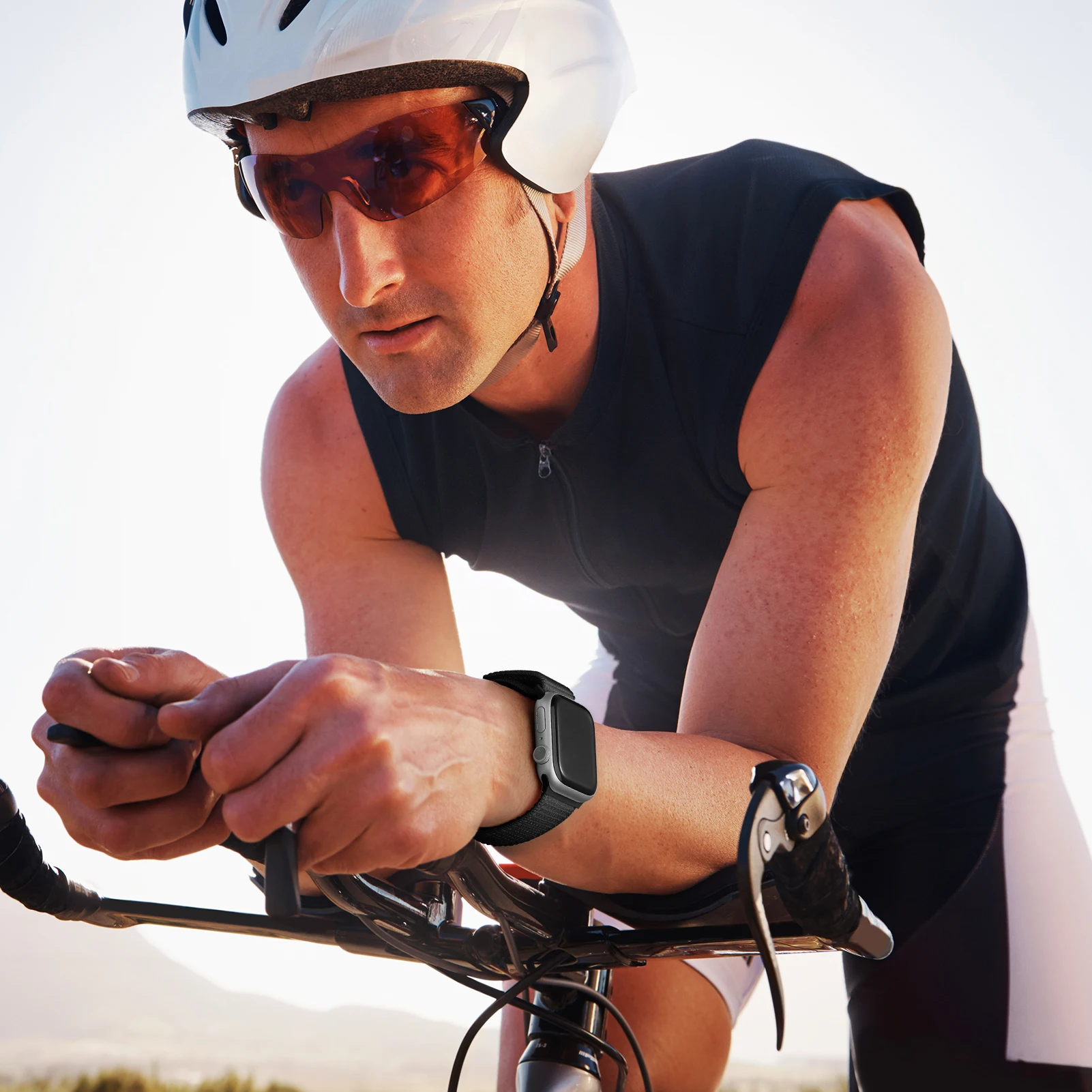 Correa de bucle magnético para Apple watch band 45mm 44mm 41mm 40mm 49mm 38mm 42mm pulsera de nailon iWatch series 9 8 7 6 5 3 ultra 2 se