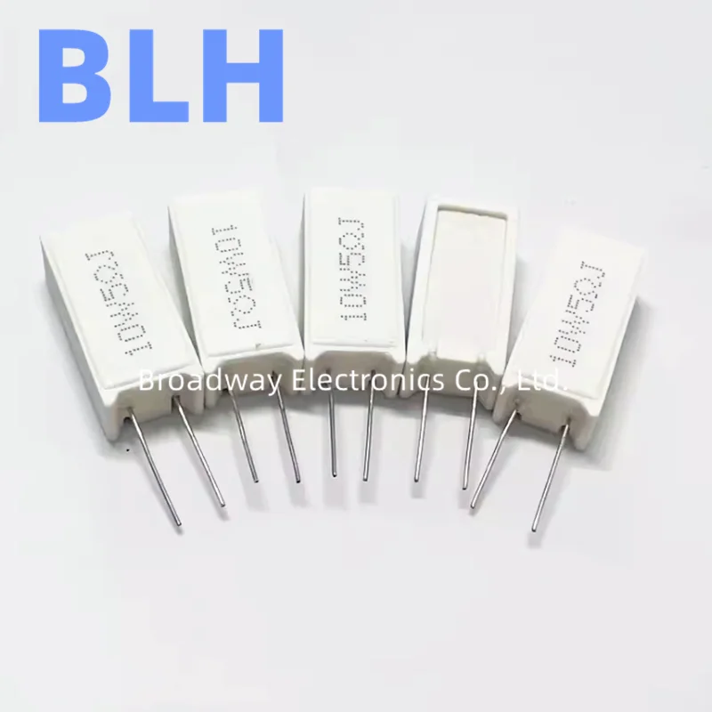 10PCS Vertical cement resistance SQM 10W 5% 13K 15K 18K 20K 22K 24K 27K 30K 33K 39K 47K 50K 51K 56K 68K 75K ohm Ceramic resistor