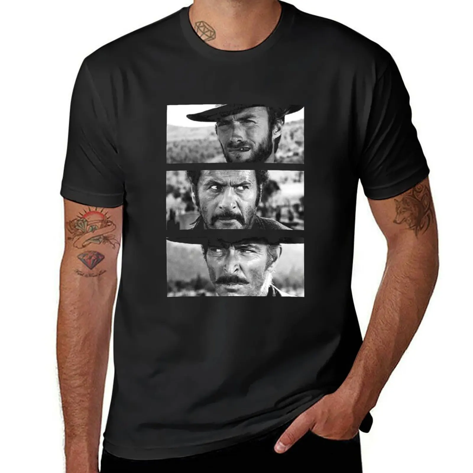 Clint Eastwood western Classic T-Shirt boys whites new edition black t-shirts for men